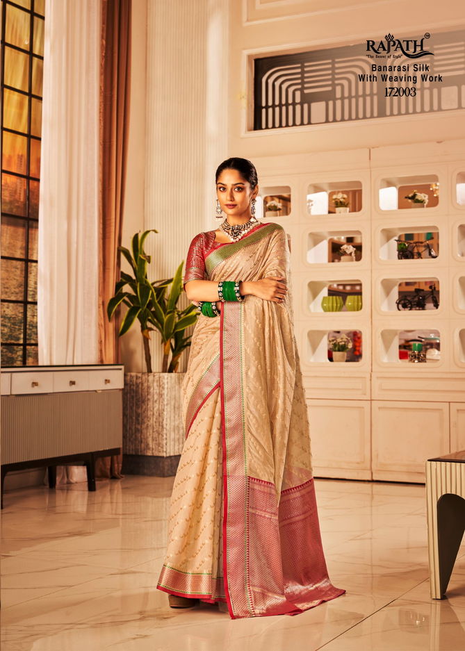 Rajpath Vaijanti Silk With Weaving Wedding Saree Catalog